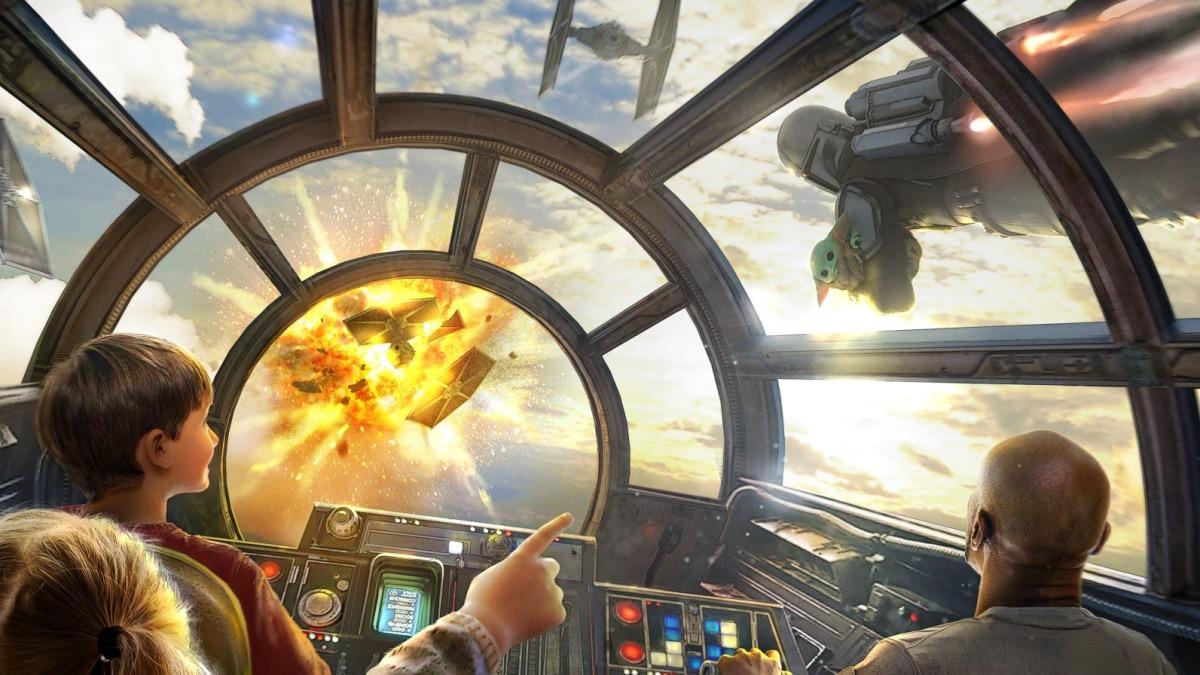 star-wars-the-mandalorian-and-grogu-millennium-falcon-smugglers-run-galaxys-edge